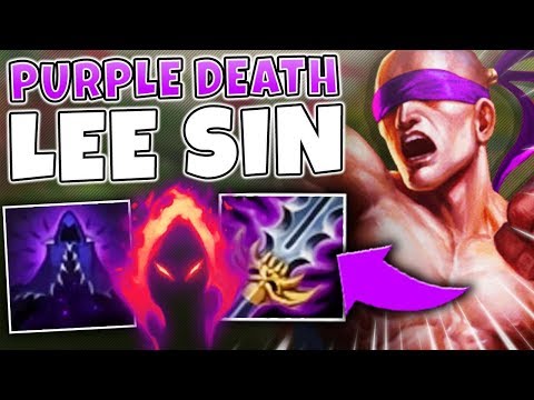 PURPLE BUILD LEE SIN IS DANGEROUS (IMMUNE TO MAGIC DAMAGE) - League of Legends