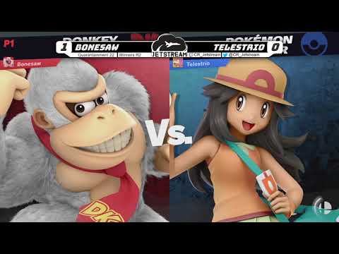 Quarantainment 22 Winners R2 - Telestrio (PKM Trainer) Vs. Bonesaw (DK) Smash Ultimate - SSBU