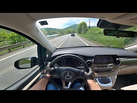 2022 Mercedes-Benz V 300 d 4MATIC + private lounge seats | POV test drive
