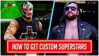 WWE 2K18 - How To Get New WWE Superstars (Rey Mysterio, Great Khali etc..) | Tutorial