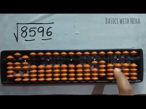 Square root using Abacus tool | imperfect square numbers | #stepbystep #abacus