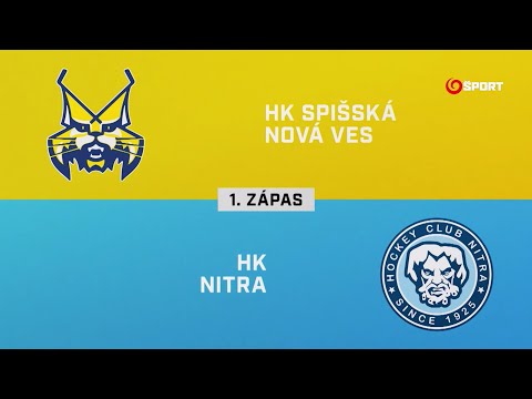 1. zápas finále play-off Spišská Nová Ves – Nitra 2:3 (HIGHLIGHTY)