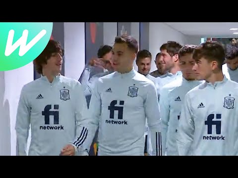 Spain train ahead of their UEFA Nations League semi-final against Italy | 2021