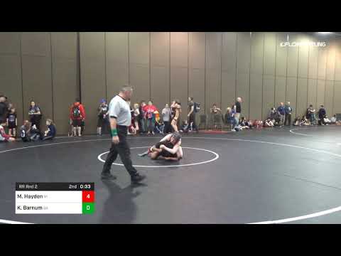 145 Lbs Rr Rnd 2 Maddie Hayden Team Michigan Vs Kyra Barnum Team Georgia