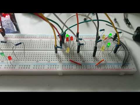 Analoge Ansteuerung H/V-Signale Modellbahn, Testaufbau