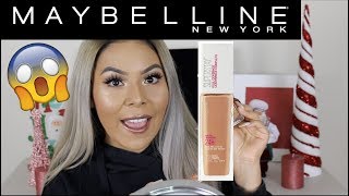 #1 FULL COVERAGE DRUGSTORE FOUNDATION?!|| MAYBELLINE SUPERSTAY FULL COVERAGE