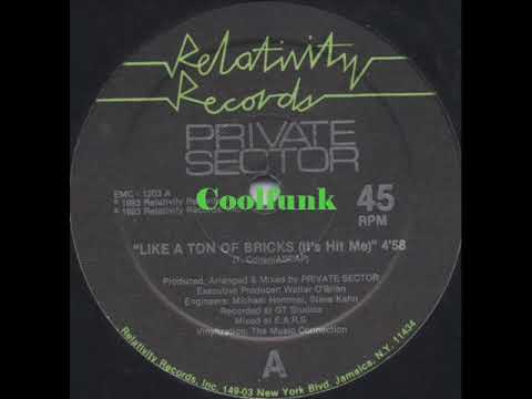 Private Sector - Like A Ton Of Bricks (It's Hit Me) " 12 inch 1983 "