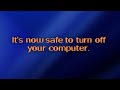 All Windows Safe To Shutdown Screens