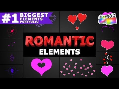 Apple Motion Template: Romantic Elements | FCPX