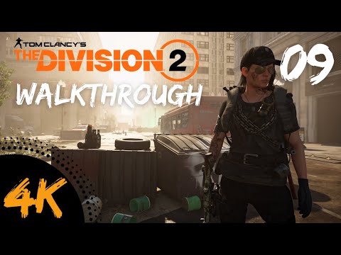 The Division 2 Walkthrough Part 9 - Rooftop Gardens - No Commentary (4k PS4 Pro)