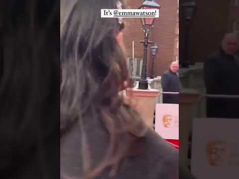 Emma Watson at Red Carpet BAFTA Award 2022