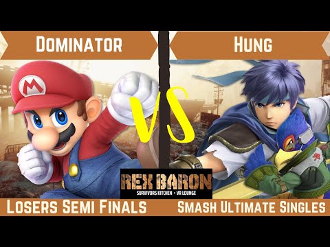 Rex Baron 3 Winners Semi Finals - Dominator (Mario) Vs. Hung (Ike, Falco)