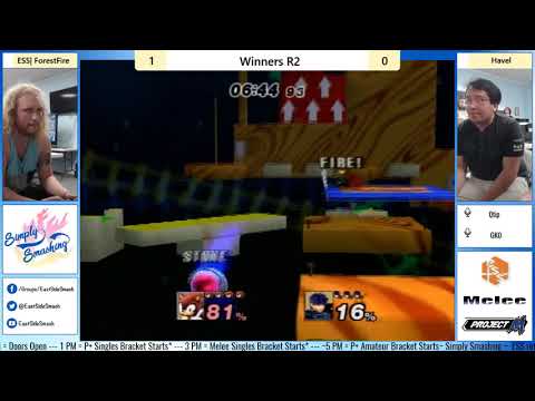 Simply Smashing #10 - P+ Winners R2 - ESS | ForestFire vs Havel