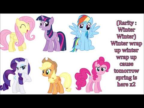 My Little Pony - Winter Wrap Up Lyrics