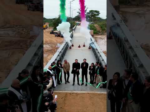 Acompañamos la inauguración del nuevo puente en Colpa Bélgica gracias a la inversión privada.
