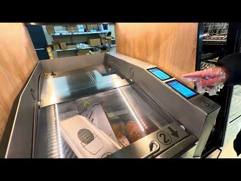 This Bread Cutter in German Supermarket is Epic! #travel  #food #crazy