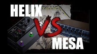 Helix VS Boogie getting the Metallica Justice Tone