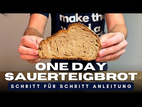 One Day Sauerteigbrot Rezept - Schritt für Schritt