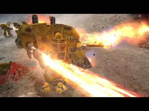 Unification Mod - Dark Angels & Imperial Fists vs Dark Eldar - Warhammer 40K Dawn Of War Soulstorm