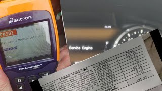SERVICE ENGINE | Jeep Renegade | Engine Misfire Error Code-PO301