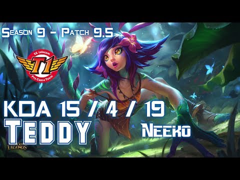 SKT Teddy NEEKO vs LUCIAN ADC - Patch 9.5 KR Ranked