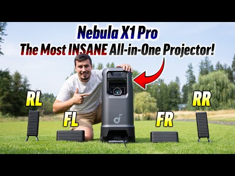 World's FIRST 4K Laser Mobile Theater - soundcore Nebula X1 Pro Projector