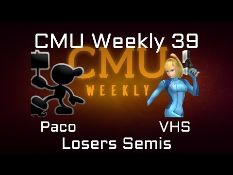 CMU Weekly 39 Losers Semis - Paco (Game and Watch) vs. VHS (Zero Suit Samus)
