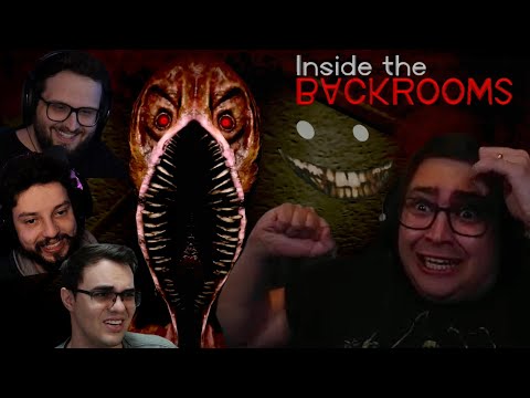 Monstros atrás do Alanzoka - Melhores momentos de Inside the Backrooms - Noitada com amigos