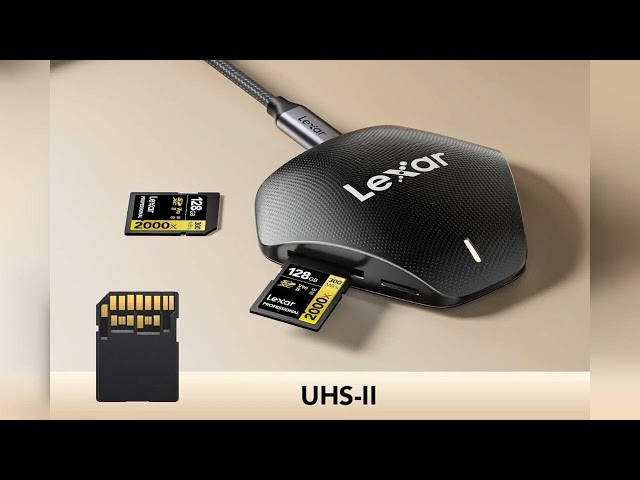 Vídeo relacionado con Lexar Professional 2000x Tarjeta SD 128GB, SDXC UHS-II Tarjeta de Memoria sin Lector, hasta 300MB/s de Lectura, Class 10, U3, V90 SD para DSLR, cámaras de Video en Calidad de Cine (LSD2000128G-BNNAG)