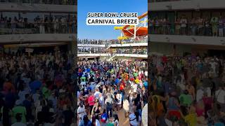 Super Bowl Cruise 🚢 Carnival Breeze #carnivalcruise #Superbowl
