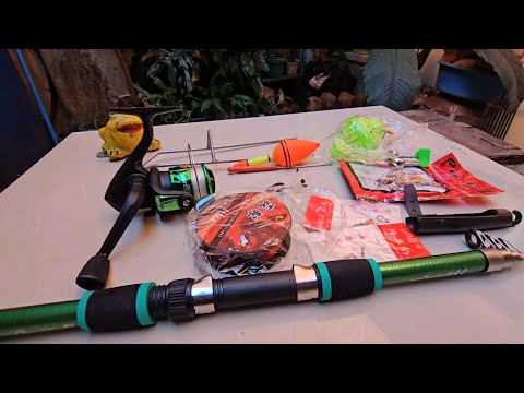 HOW TO ASSEMBLE FISHING ROD REEL SET UP I FLOATER