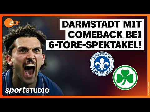 SV Darmstadt 98 – SpVgg Greuther Fürth | 2. Bundesliga, 13. Spieltag 2025/26 | sportstudio
