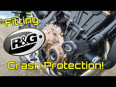 INSTALAÇÃO DE SLIDERS DE CRASH R&G - PROTEÇÃO DE CRASH HONDA CB650R!