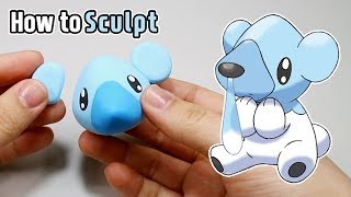 A Snarling Bear | How to sculpt Pokemon 'Cubchoo'| Clay Tutorial