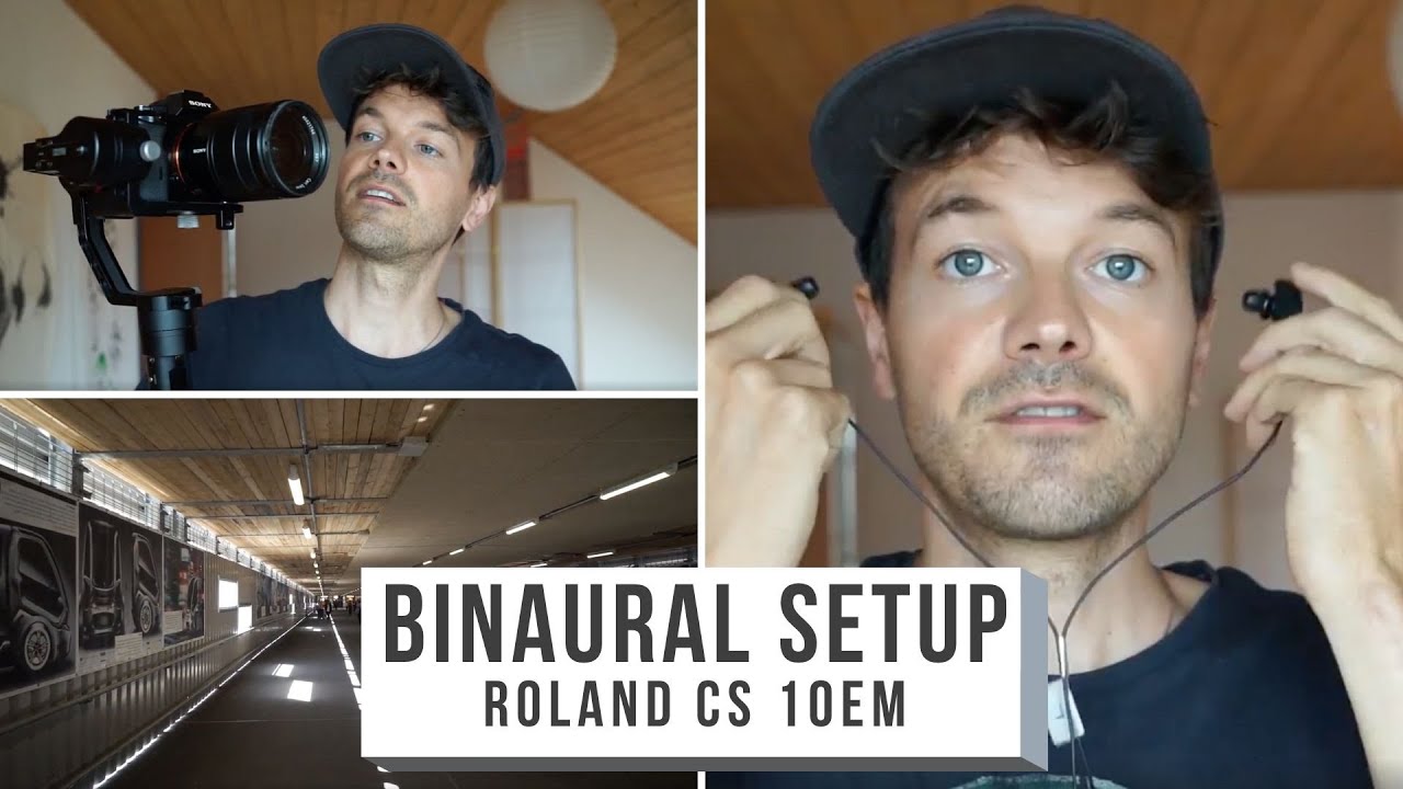 Roland CS10EM Binaural Microphones/Earphones наушники со встроенными