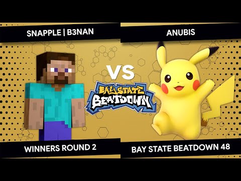 Bay State Beatdown 48 - SNAPPLE | B3nan (Steve) vs Anubis (Pikachu) - Winners Round 2