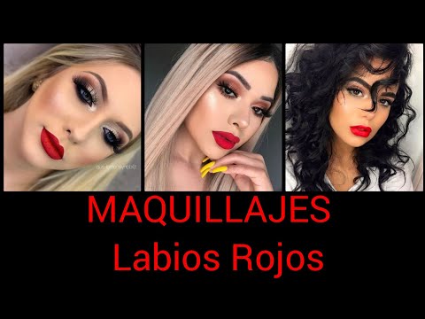 RECOPILACIÓN DE MAQUILLAJES 2021 CON LABIOS ROJOS PARA TODA OCASIÓN