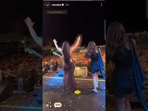 Maiara & Maraisa cantando A Culpa é Nossa 🖤🤎 Em Indiavaí Mato Grosso) 🖤🤎 #maiaraemaraisa