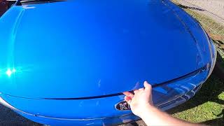 How to Unlock and Lift the Hood Up in Kia Rio IV ( 2017 – now ) - Open Bonnet by Lever
