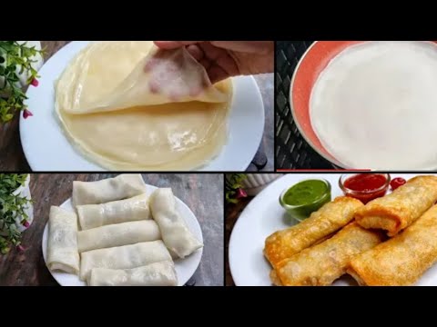 2 Minutes Roll Patti Recipe | Spring Roll Sheets Recipe|स्प्रिंग रोल शीट|Ramadan Special New Recipe