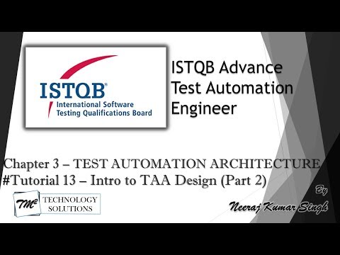ISTQB Test Automation Engineer Introduction ISTQB Tutorials