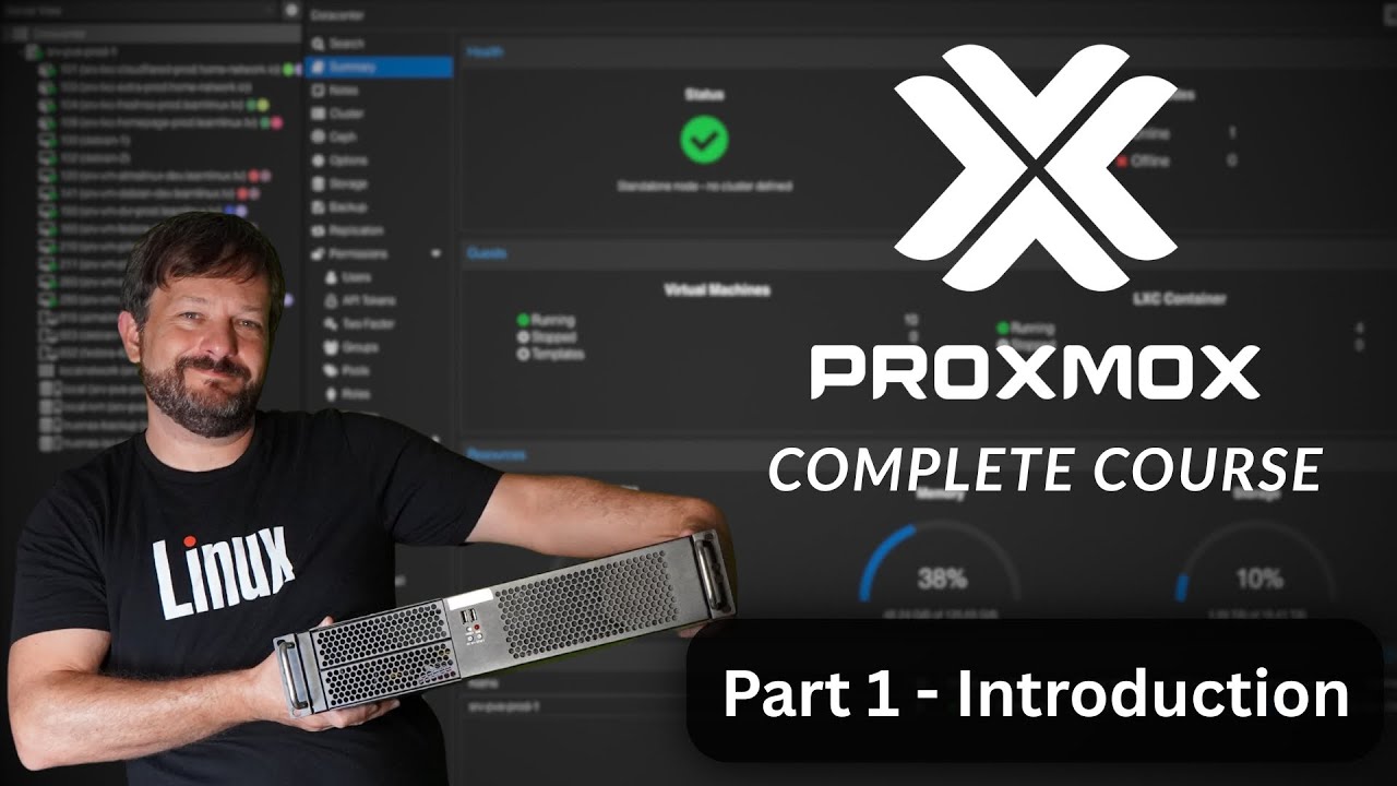 Proxmox Virtual Environment Complete Course Part 1 - Getting Started