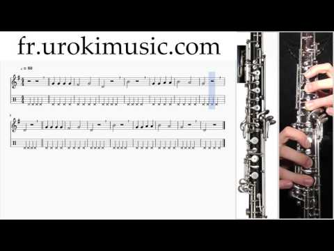 Cours de Hautbois C#1 S#2 L#3  Partitions Mélodie Сhansons Tuto Comment Jouer Tab Tablature