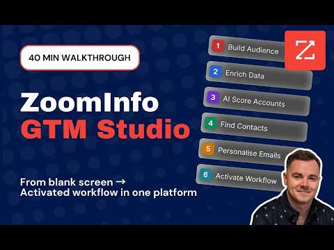 ZoomInfo GTM Studio: The AI Powered Workflow for B2B Sales