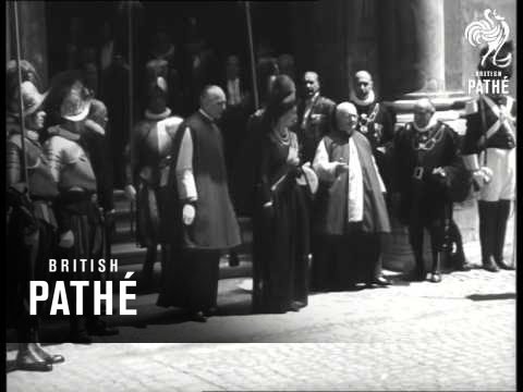 Isabel II, Felipe y Juan XXIII (1961)