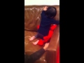 Miles Chuang Plays With Hug Elmo