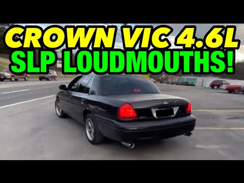 2004 Ford Crown Victoria 4.6L V8 True Dual Exhaust w/ SLP LOUDMOUTHS!
