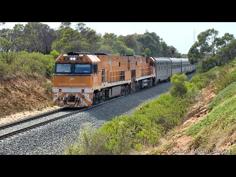 2TA8 Journey Beyond "Great Southern" Luxury Passenger Train (12/1/2022) - PoathTV Australian Railway