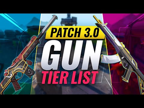 BEST VALORANT GUNS! - Patch 3.0 Gun TIER LIST
