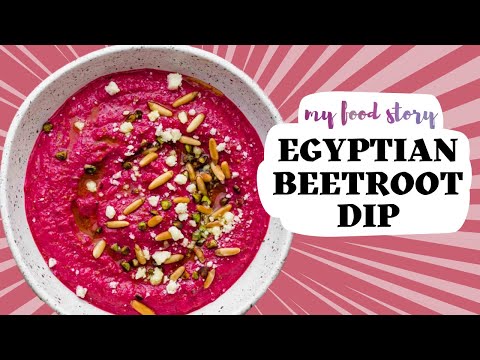 This Egyptian Beetroot Dip will be the prettiest thing on your table!
